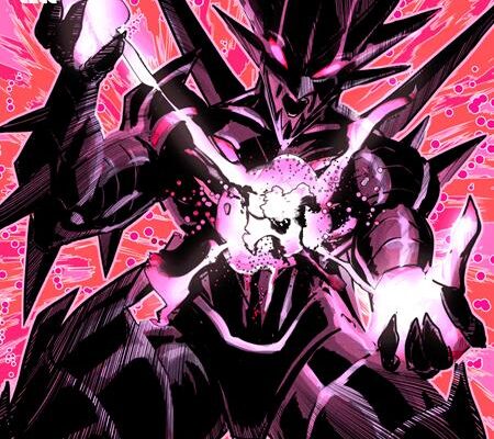 Second printing cover art for Fireborn #2 from Image Comics by Briane Andan featuring a dark armored figure bursting through electric pink energy.