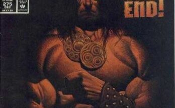 Cover art for Conan the Barbarian #275 featuring Conan in battle