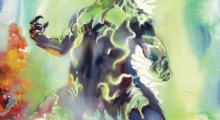 Cover art for Godzilla [Kai-Sei Era]: End of the Reign from IDW Publishing featuring the new Godzilla design surrounded by Kai-Sei energy.