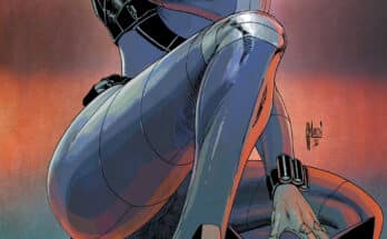 Official second printing cover art for DC's Absolute Catwoman #1 by Bengal featuring Selina Kyle diving down a skyscraper.