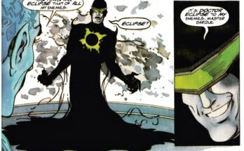 Doctor Eclipse debuted in Secret Weapons #1, transforming Fred Bender into one of Solar’s darkest Valiant enemies through Master Darque.