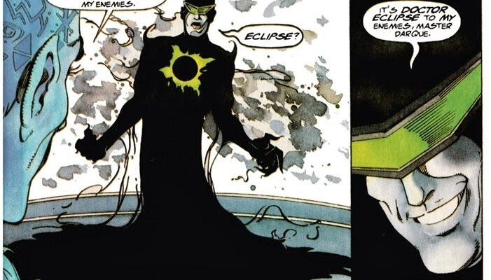 Doctor Eclipse debuted in Secret Weapons #1, transforming Fred Bender into one of Solar’s darkest Valiant enemies through Master Darque.
