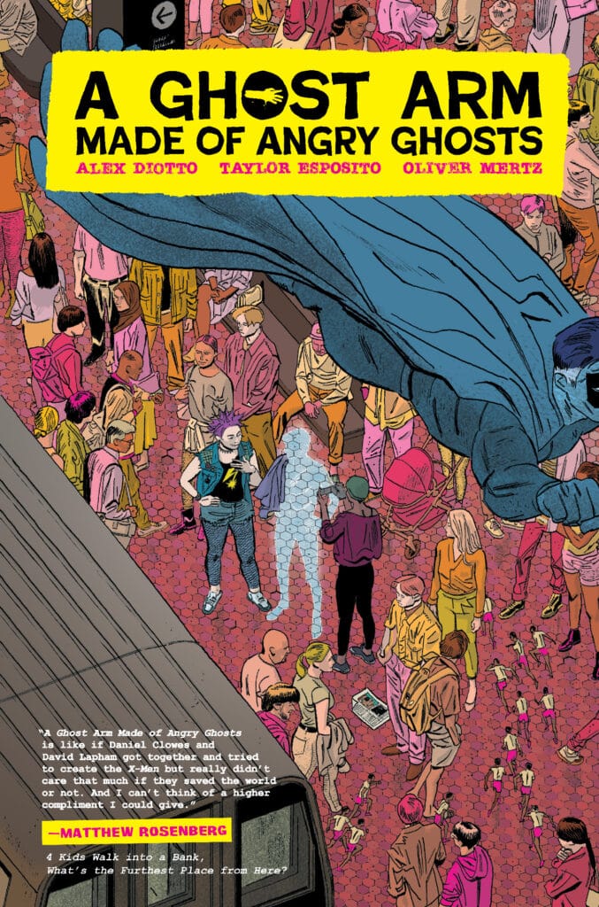 A Ghost Arm Made of Angry Ghosts: Oni Press Announces ’90s Punk Superhero Mystery