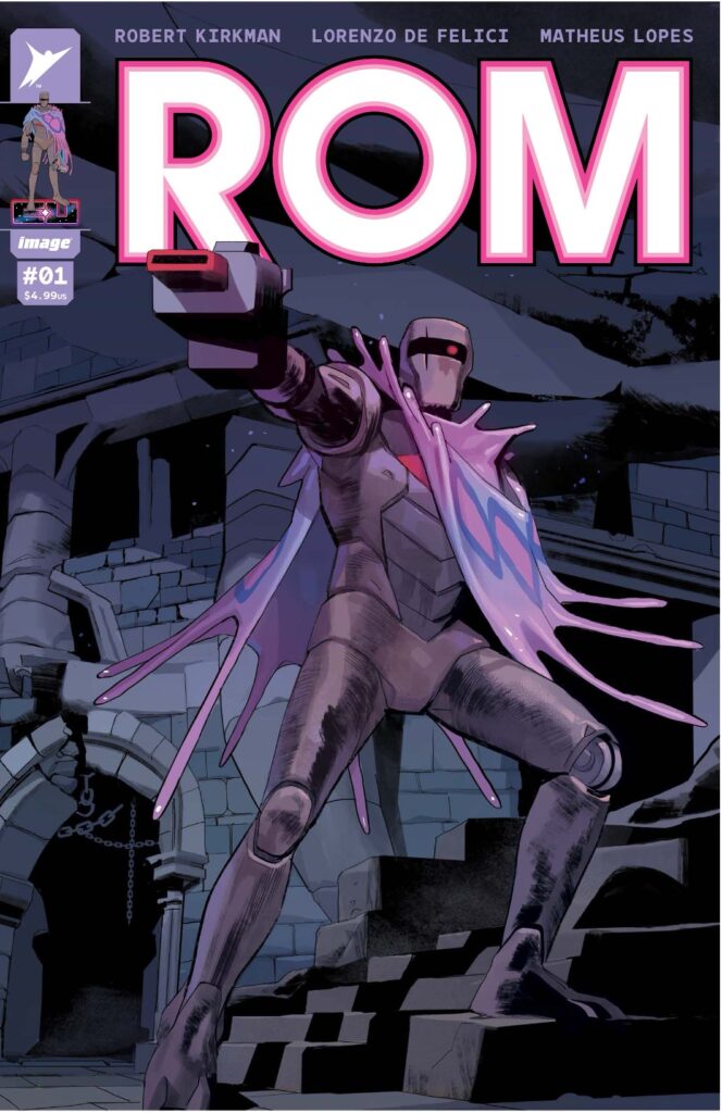M.A.S.K. #1 Blind Bag reveal artwork from Skybound, Image Comics, and Hasbro featuring ROM joining the Energon Universe.