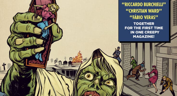 Super Creepshow #5 from Skybound and Image Comics brings superhero obsession, dark magic, and two terrifying new anthology stories to comic shops July 15.
