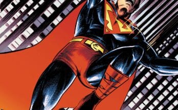 Main cover art for Superman: The Stranger #1 from DC Black Label by Wes Craig featuring Superman in an Art Deco-inspired Metropolis.