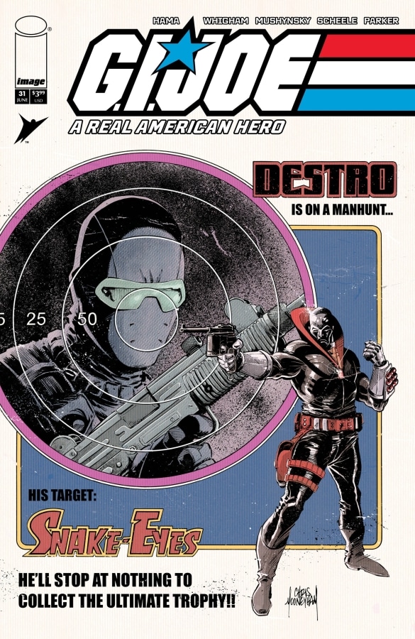 G.I. JOE: A Real American Hero #31 Hama Files Brings Snake-Eyes vs. Destro Back to Comic Shops