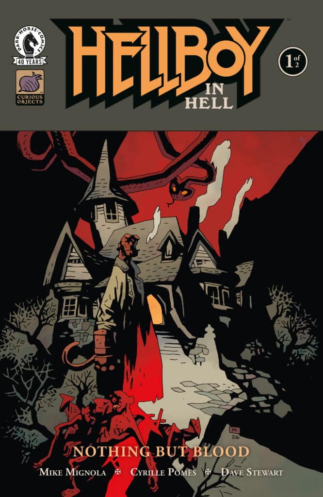 Hellboy in Hell: Nothing but Blood reunites readers with one of the most important chapters in Hellboy history from Mike Mignola, Cyrille Pomès, and Dave Stewart.