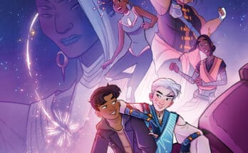 Kloud 9: The Star Soldier cover featuring Kal, Cosmo, and the main cast against a purple cosmic background.