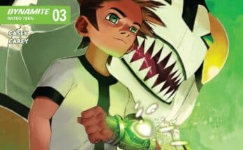 Ben 10 #3 cover featuring Diamondhead from Dynamite Entertainment.