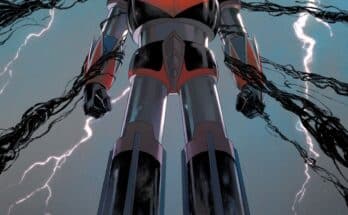 UFO Robot Grendizer #3 cover featuring Grendizer from Titan Comics.