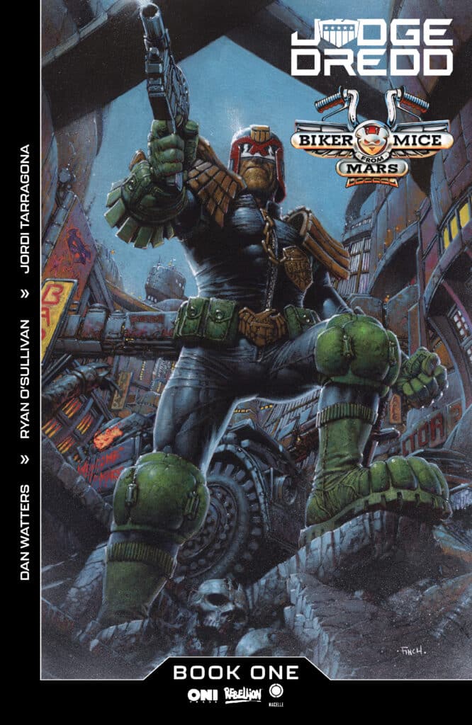 Judge Dredd / Biker Mice From Mars #1 Brings Mega-City Mayhem to Oni Press