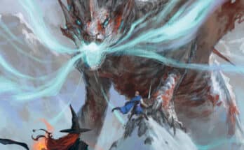 Dungeons & Dragons #1 cover from Dark Horse Comics featuring adventurers battling a massive dragon.