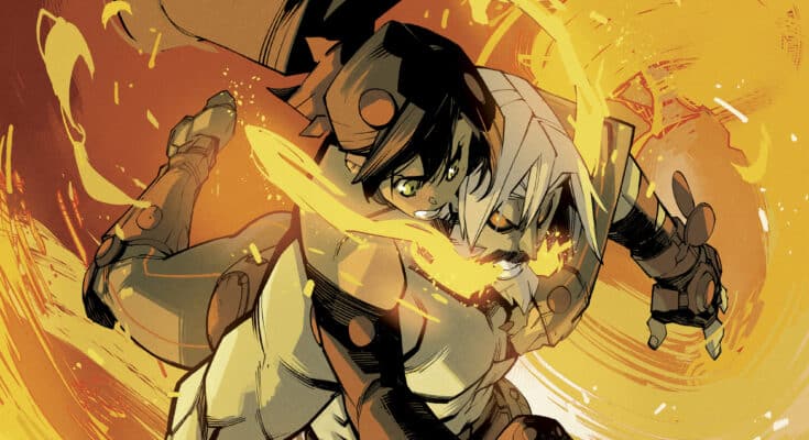 Ghost Pepper #13 Cover A by Ludo Lullabi featuring Loloi in an action pose with yellow energy across the cover