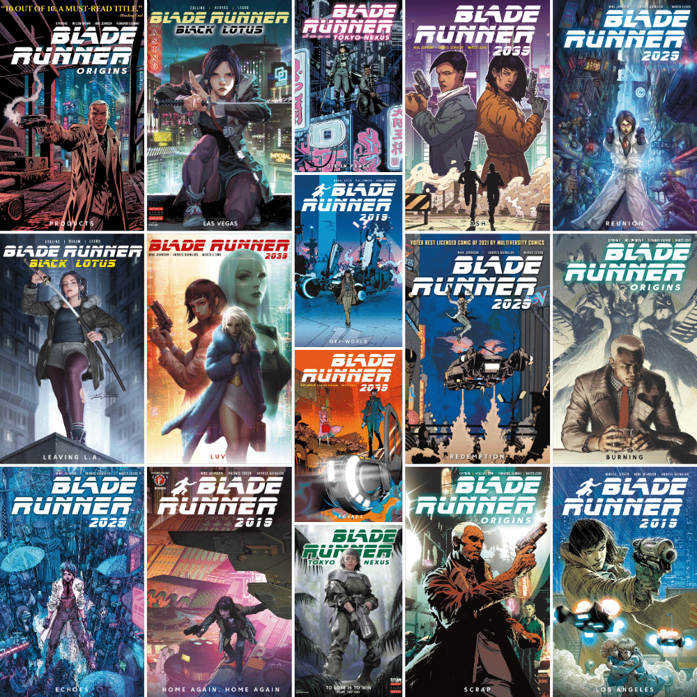 Titan Comics Blade Runner Humble Bundle Collects 16 Cyberpunk Comics for a Limited Time