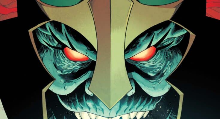 Mumm-Ra The Ever-Living #4 cover featuring Mumm-Ra in a ThunderCats x SilverHawks event tie-in from Dynamite Entertainment.