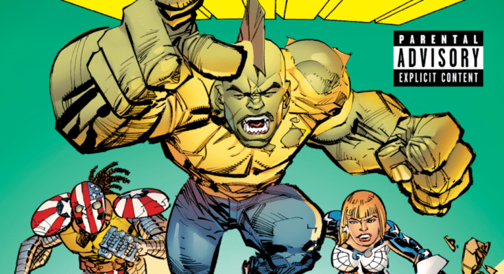 Savage Dragon #280 Second Printing cover from Image Comics featuring Savage Dragon and the rescue team charging forward.