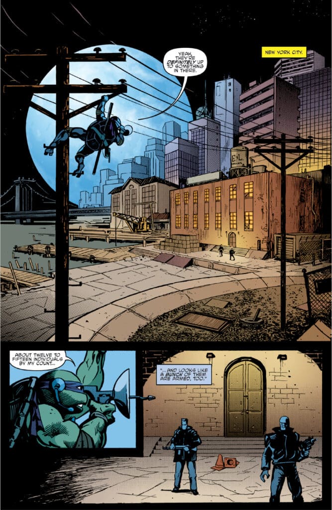 Teenage Mutant Ninja Turtles Ongoing Compendium Vol. 2 cover from IDW Publishing featuring the Turtles and major characters from the IDW TMNT ongoing series.