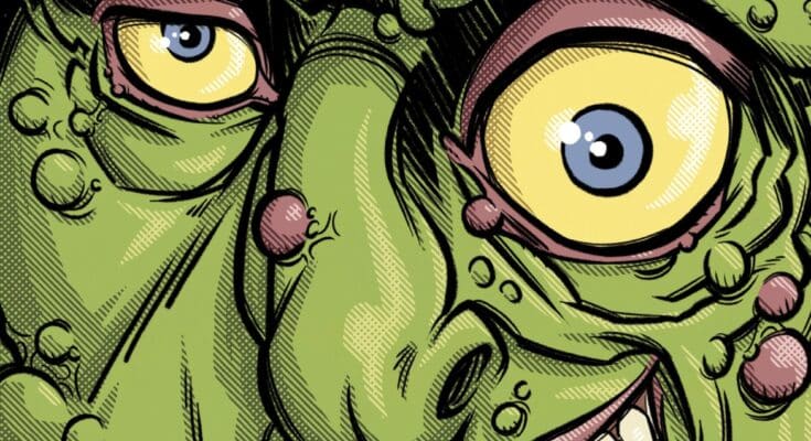 The Toxic Avenger Comics #10 Cover A by Fred Harper from AHOY Comics.
