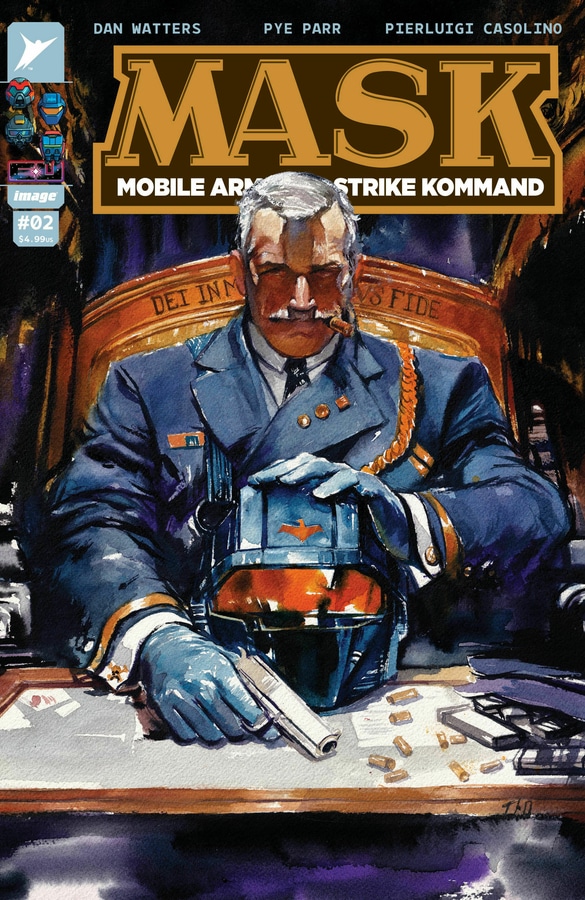 M.A.S.K. #2 Cover A by Pye Parr from Skybound and Image Comics.