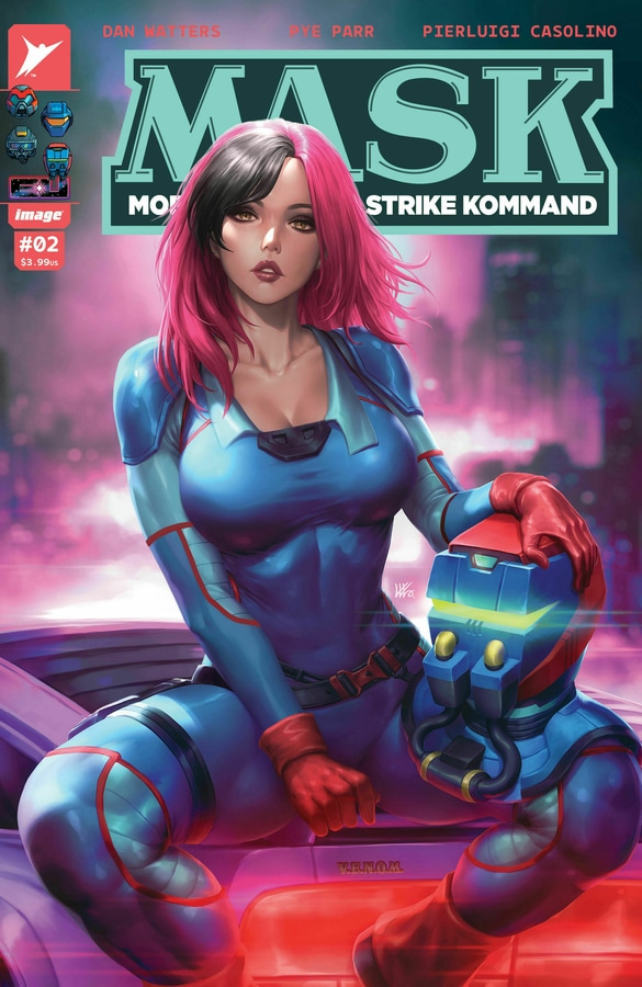 M.A.S.K. #2 Cover A by Pye Parr from Skybound and Image Comics.