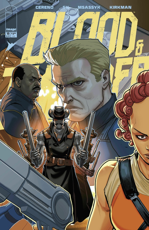 Blood & Thunder #15 cover featuring IPPF agents from Image Comics.