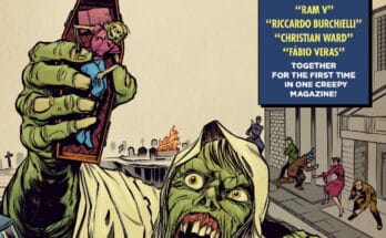 Super Creepshow #5 cover from Skybound and Image Comics featuring horror anthology superhero artwork