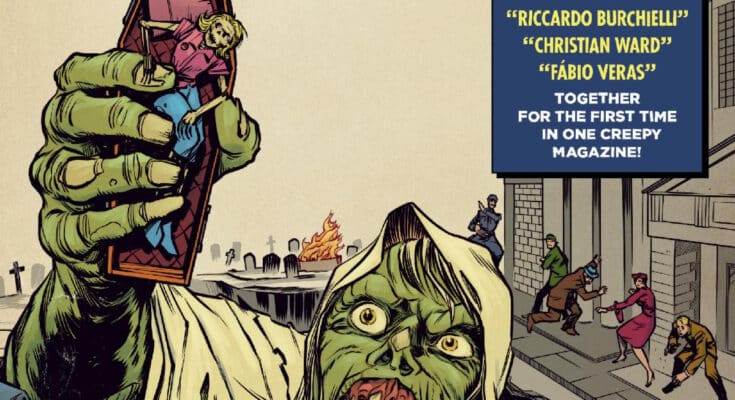 Super Creepshow #5 cover from Skybound and Image Comics featuring horror anthology superhero artwork