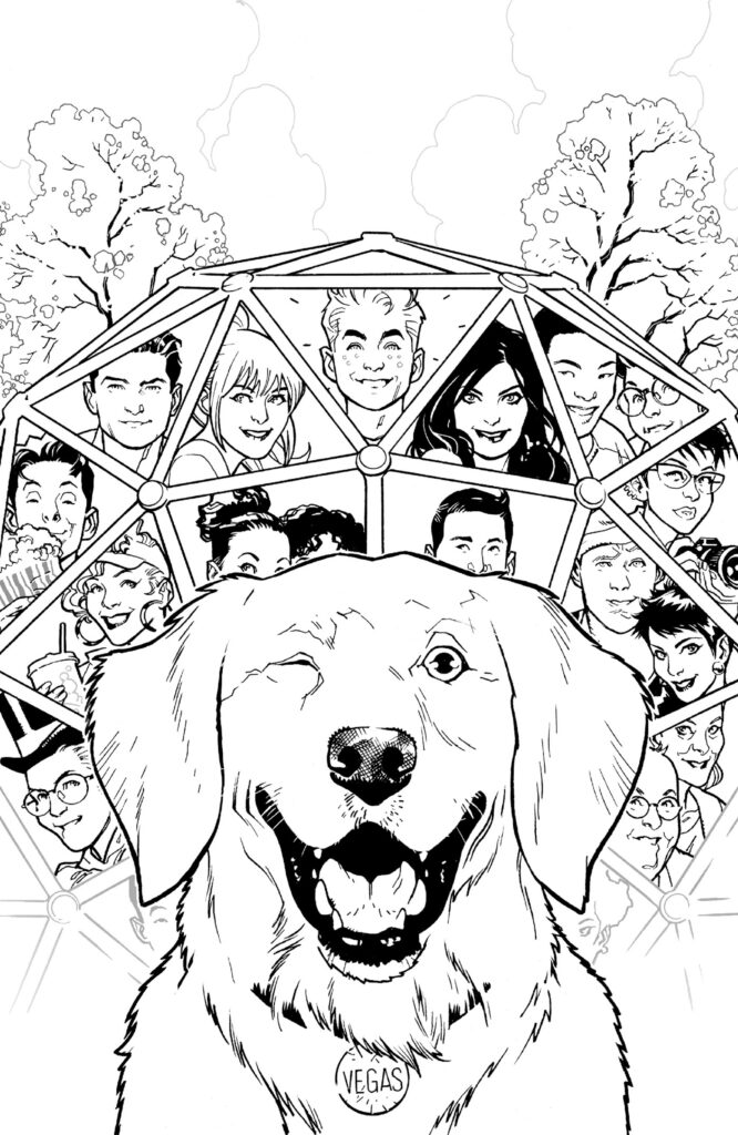 Vegas takes center stage in Archie #3 from Ben H. Winters and Nick Cagnetti.