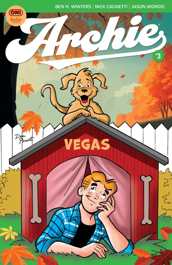 Vegas takes center stage in Archie #3 from Ben H. Winters and Nick Cagnetti.