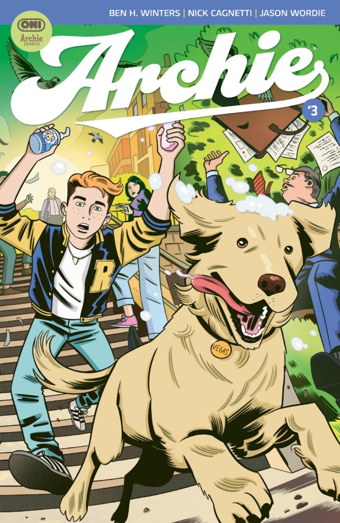 Vegas takes center stage in Archie #3 from Ben H. Winters and Nick Cagnetti.