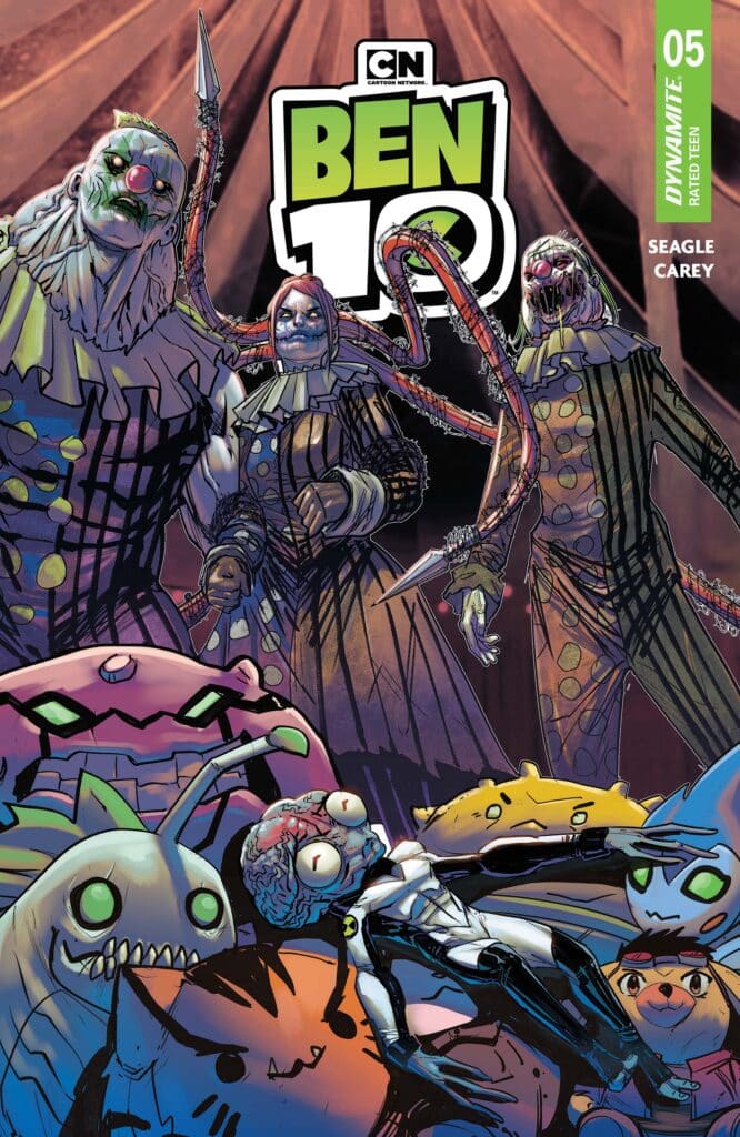 Ben 10 #5 Review: Dynamite Entertainment Unleashes a Clown-Fueled Nightmare
