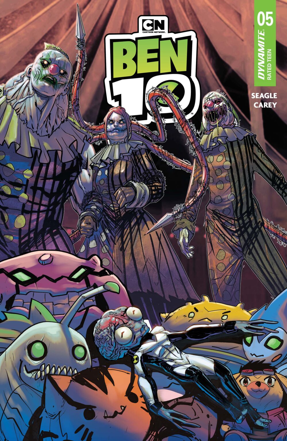 Ben 10 #5 Review: Dynamite Unleashes a Dark, Clown-Fueled Nightmare