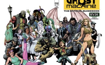 Image Comics’ Ghost Machine: The Official Guidebook #5 Cover A featuring the residents and monsters of Hyde Street