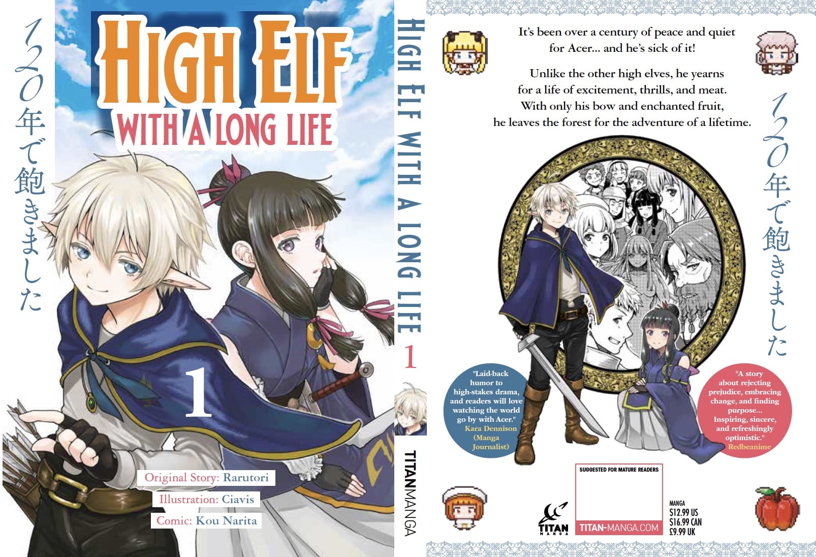 High Elf With a Long Life Vol. 1 Review: Titan Manga’s Isekai Fantasy Finds Heart in the Passage of Time