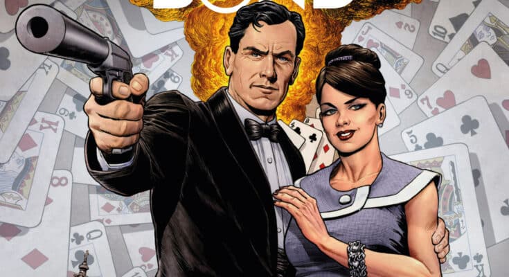 Ian Fleming’s James Bond Signature Comic Strip Collection Vol. 1 cover from Titan Comics