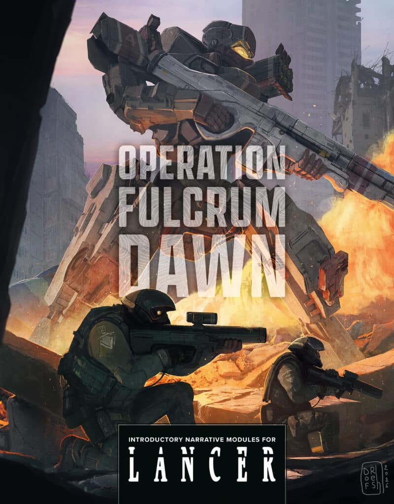 LANCER Expands With Operation Fulcrum Dawn and Setting Guide Volume 1 From Dark Horse Books