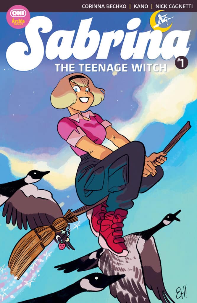 Sabrina the Teenage Witch #1 cover from Oni Press and Archie Comics featuring Sabrina Spellman