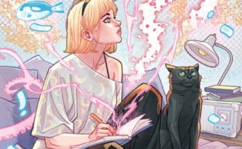 Sabrina the Teenage Witch #2 cover featuring Sabrina Spellman and Salem from Oni Press and Archie Comics