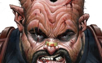 Tales of Wonder #1 Cover A by Steve Skroce from Image Comics and Skybound featuring America’s Freedom Force characters and comic creators Stu and Jake.