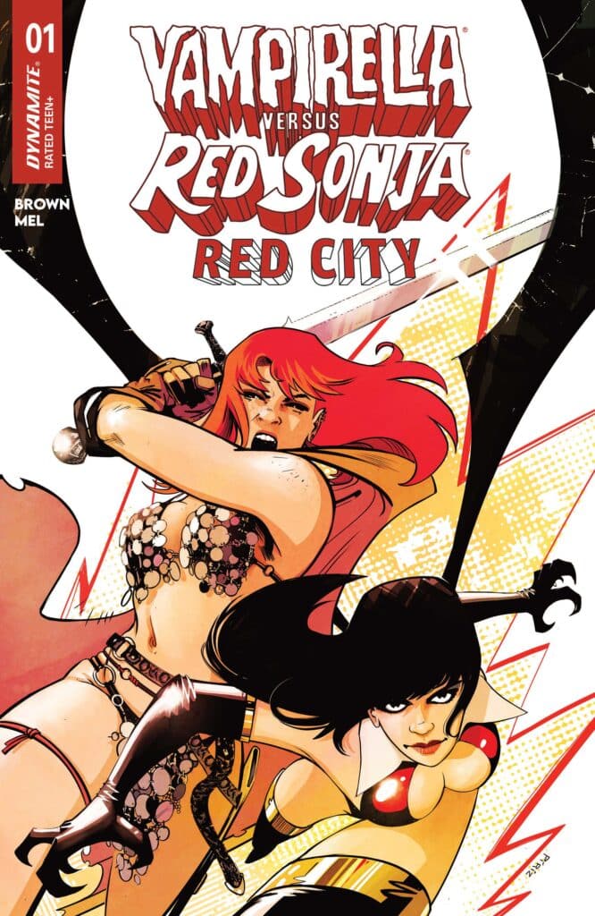 Vampirella Versus Red Sonja: Red City #1 Preview: Trapped in a City of Nightmares