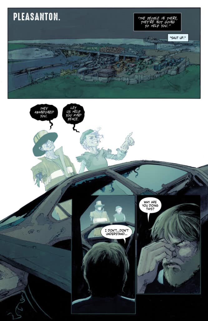 Image Comics’ White Sky #5 Cover A by JP Mavinga, featuring a skeletal figure surrounded by supernatural entities.