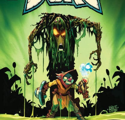 D’orc #7 Cover A by Brett Bean from Image Comics featuring D’orc, Chicken, Shield, and Bog Monsters
