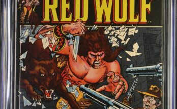 CGC 9.2 Universal Grade copy of Red Wolf #1 from Marvel Comics with White Pages.