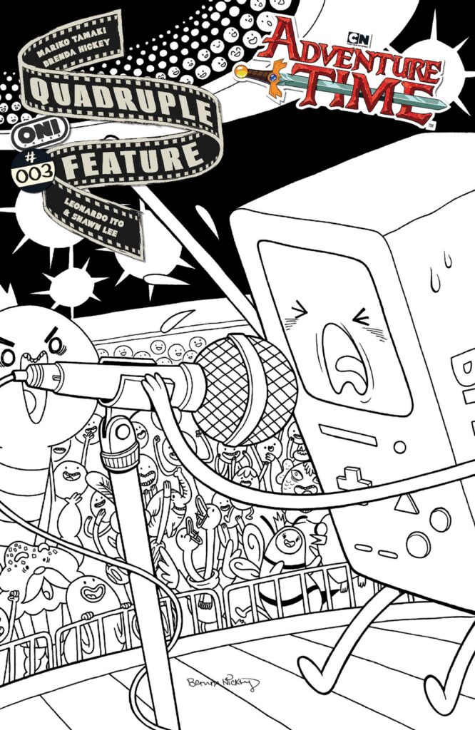 Adventure Time Quadruple Feature #3 Cover A by Brenda Hickey featuring BMO