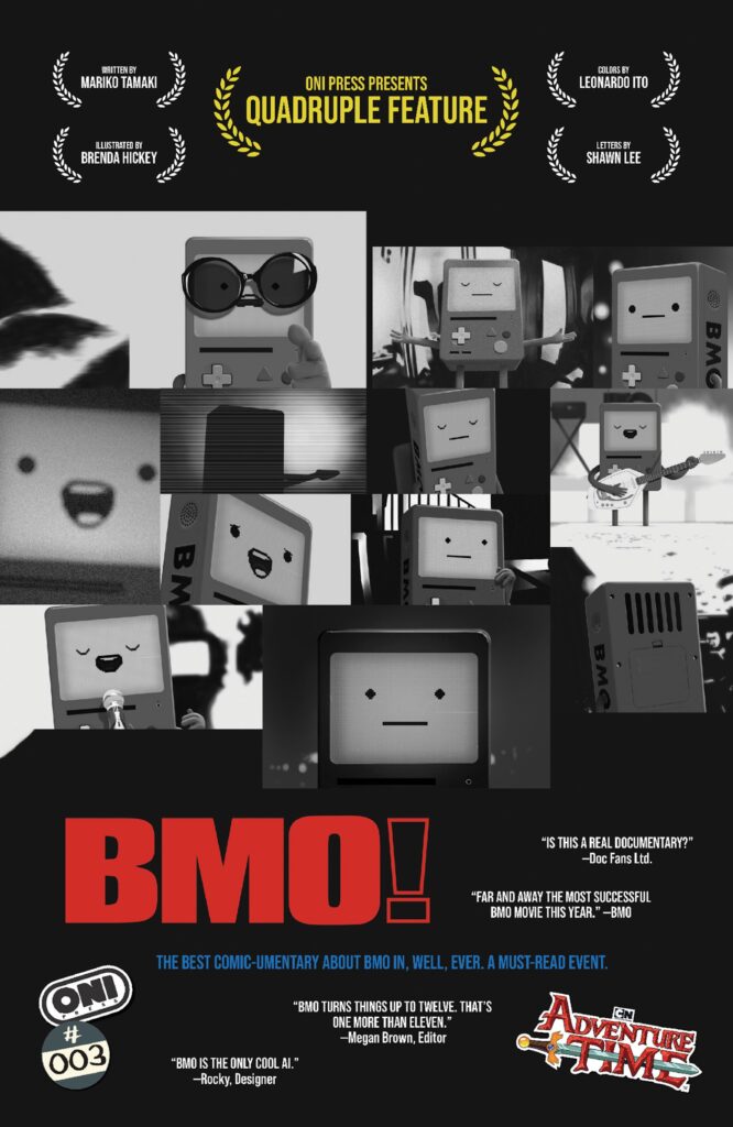 Adventure Time Quadruple Feature #3 Cover A by Brenda Hickey featuring BMO