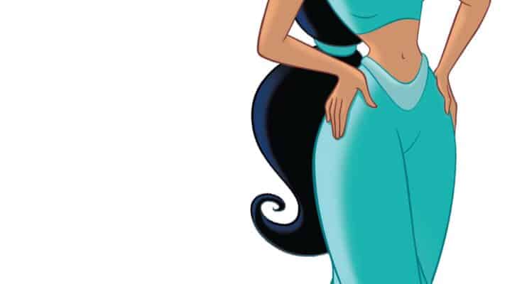 Aladdin #3 cover from Dynamite Entertainment featuring Aladdin, Jasmine, Genie, and Abu