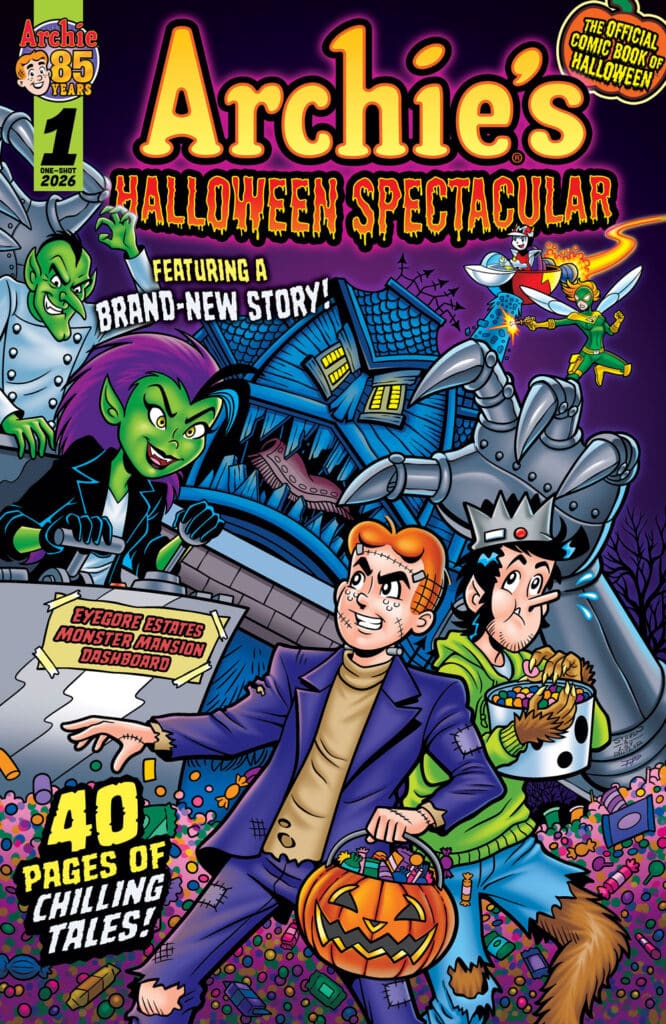 Archie’s Halloween Spectacular One-Shot Brings Cosmo, Fly-Girl, the Doom Family, and a Haunted House Mech to Riverdale