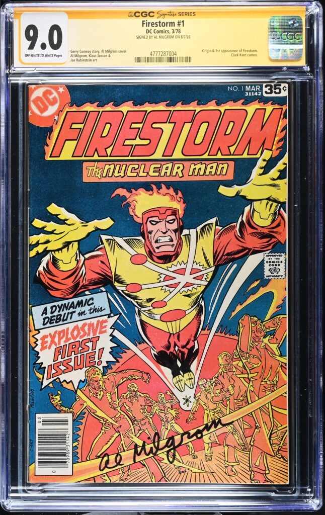 CGC Book of the Day: Firestorm #1 Signature Series Signed by Al Milgrom
