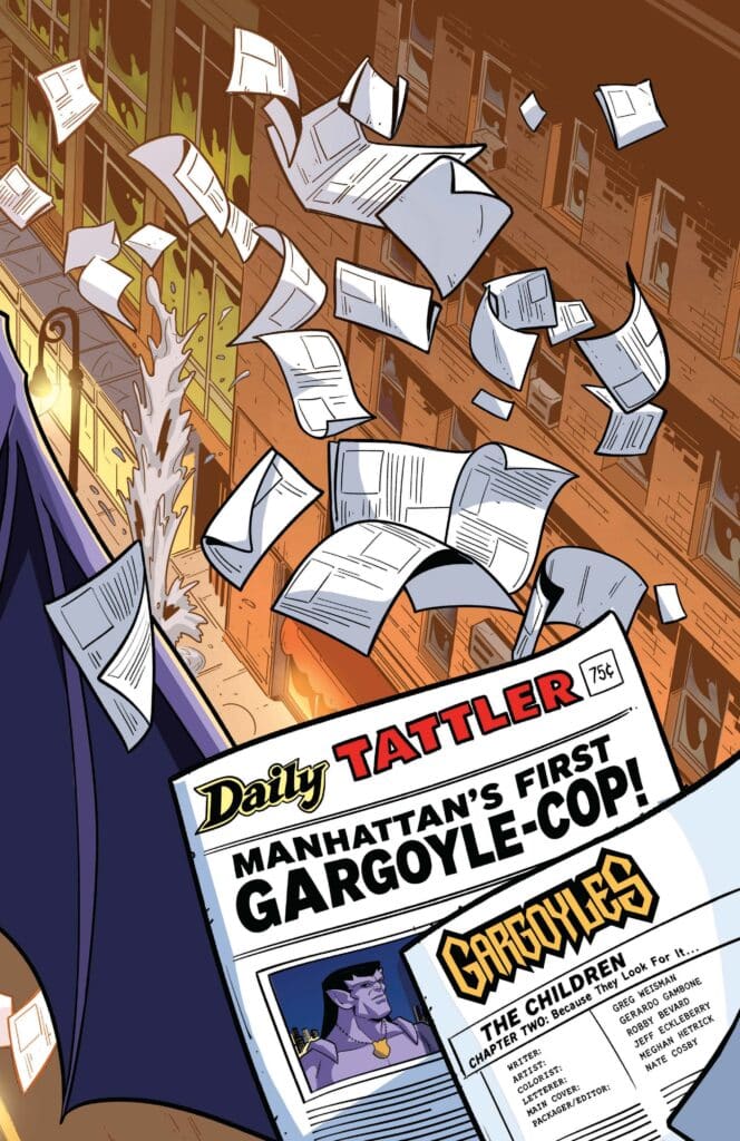 Gargoyles #2 Preview: The Gargoyle Egg Is Missing as the Green Knight Awakens